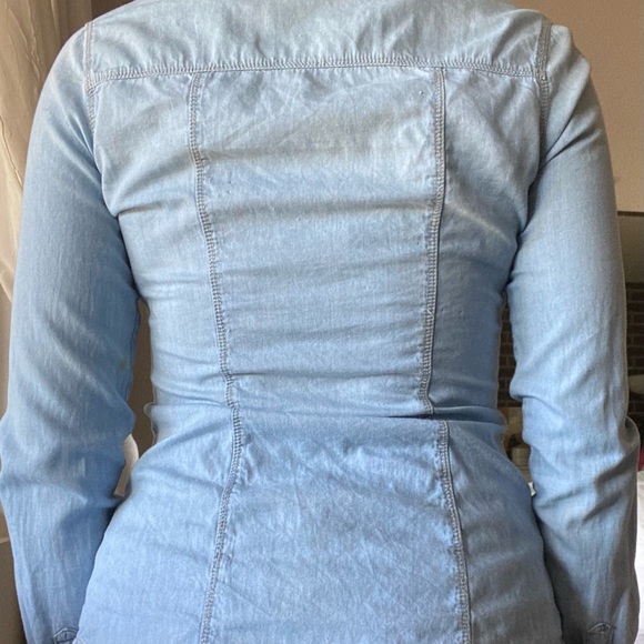 Jean Button Down Shirt - Picture 3 of 3